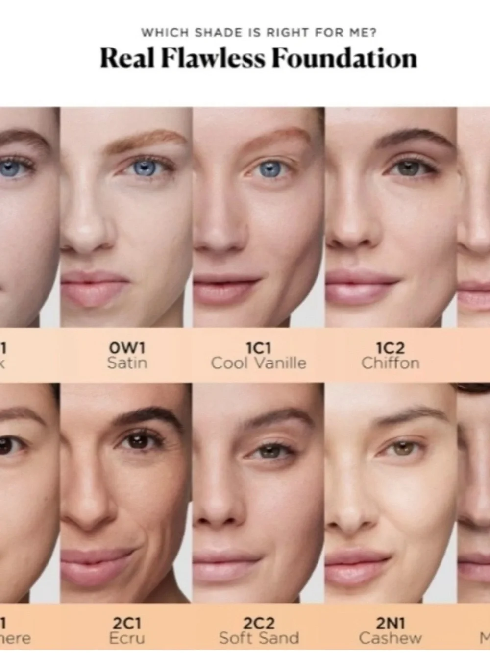 LAURA MERCIER |  Real Flawless Weightless Perfecting Foundation: Cashmere (1W1)
